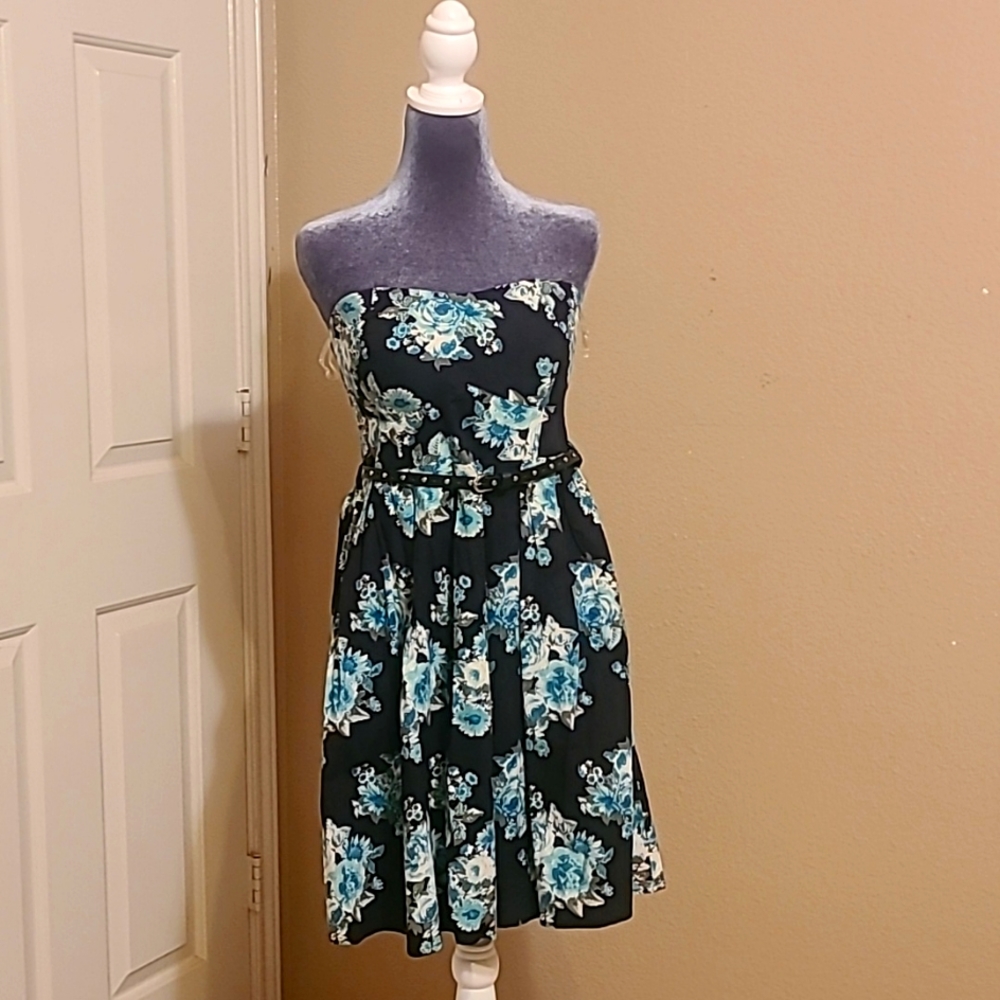 Teal Swimsuit CoverUp Dress